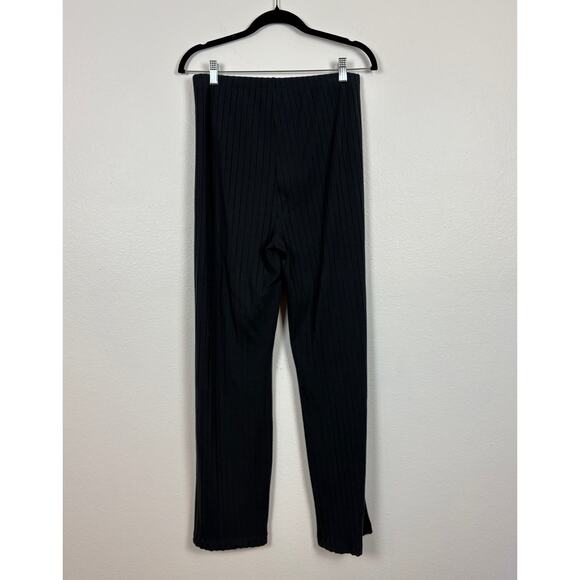 Eileen Fisher Tencel Wide Rib Straight Pant High Rise Casual Pull On Small - Picture 3 of 6